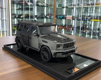 Timothy & Pierre 1:18 Resin Mercedes-Benz AMG G63 MANSORY UAE Matt Black/Grey Model
