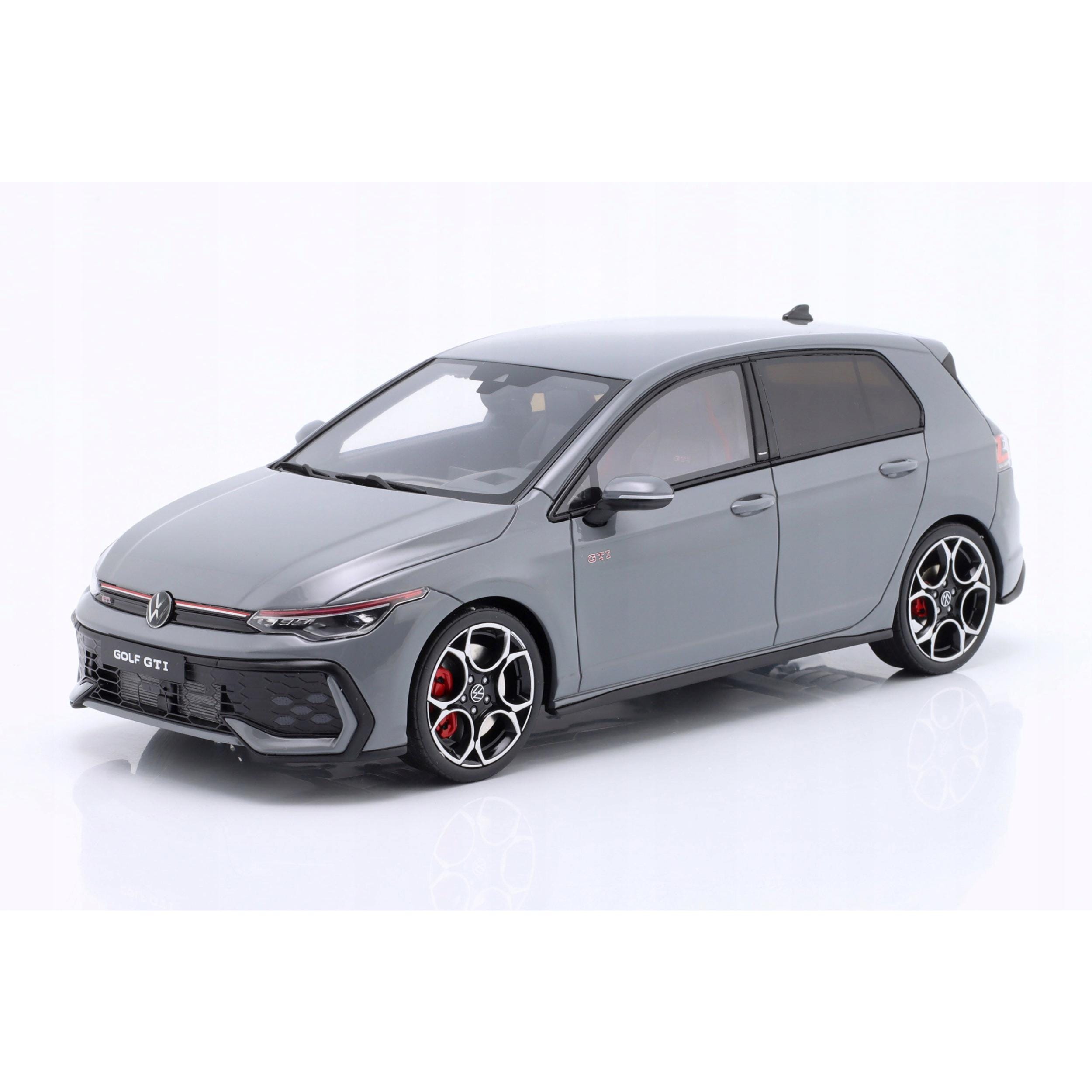 VW Golf GTI Mk8 Diecast Model Car (1:18) Moonstone Gray, Custom