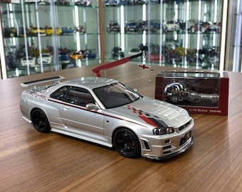 Hotwheels Nissan Skyline 2000 GT-R in Yellow - Hot Wheels Diecast