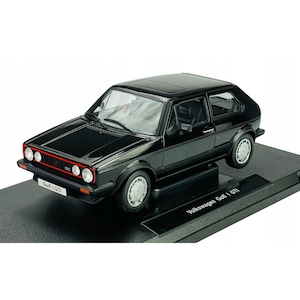 フォルクスワーゲン ゴルフ 1 GTI MK1 1:18 ダイキャストモデル – ブラック ホットハッチ レプリカ