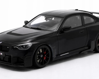 1:18 BMW M2 Competition Black Resin Scale Model Car 2025 | BMW Collectible | Custom License Plate | Gift for Car Lovers