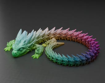 Thorny Dragon 3d STL File, 3D Printable Fidget Toy, Thorny Dragon Toy for Kids, Thorny Dragon Creature Décor, STL File Only, Figure STL