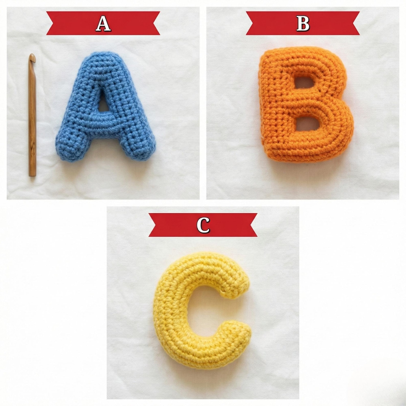 Crochet Alphabet Pattern | ABC Amigurumi, Digital Download,letters and ...