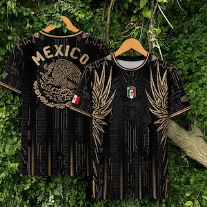 Mexican Aztec Soccer Jersey for Men, Mexico Football Jersey, Great Soccer Gift for Fans and Players, Game Day Outfit Idea image 5