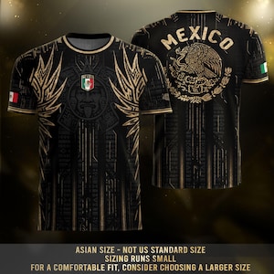 Mexican Aztec Soccer Jersey for Men, Mexico Football Jersey, Great Soccer Gift for Fans and Players, Game Day Outfit Idea image 3