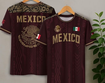 Mexicaans voetbalshirt, Mexico voetbalshirt voor mannen, Mexicaanse voetbalshirts, voetbalshirts cadeau voor voetballers en fans, shirts voor de wedstrijddag