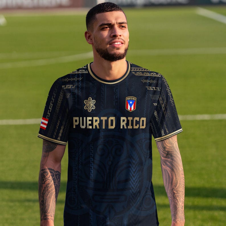 Puerto Rican Soccer Jersey for Men Women, Puerto Rico Football Jersey ...