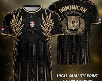 Maillot de football de la République dominicaine 2026, maillot de football du drapeau dominicain pour homme, maillot latino des Caraïbes, maillot de football de la République dominicaine, cadeau pour les fans