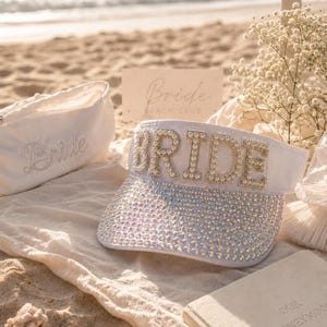 Bling Bride Visor - Etsy display picture 1