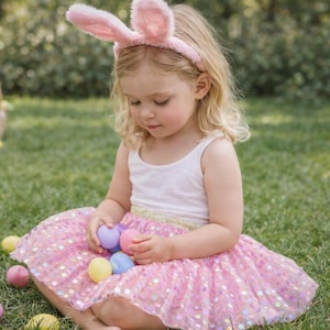 Kids Sequin Tutu Skirt, Party Toddler Birthday Skirts