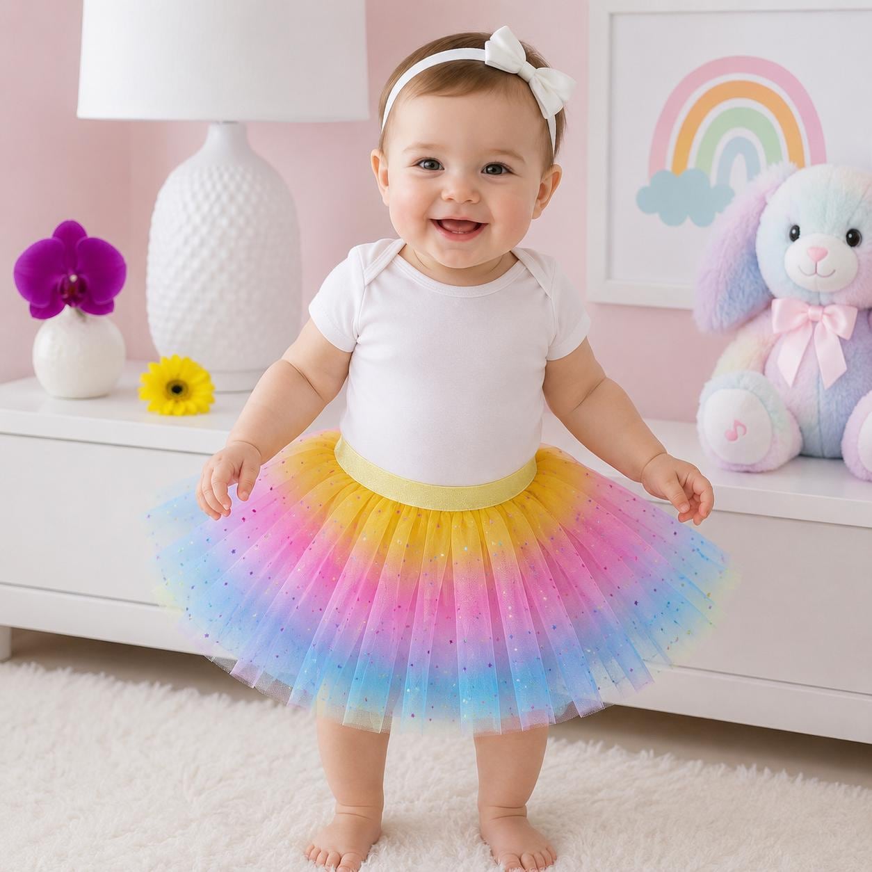 Toddler Unicorn Sparkle Skirt, Girl Unicorn Tutu