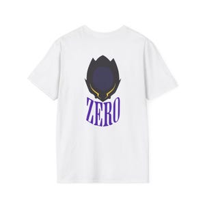 Camiseta Code Geass Zero Mask - EE. UU. y Australia - Camiseta unisex - 100 % algodón - Estampado frontal y posterior - Ropa de calle de anime - Merchandising de anime Code Geass