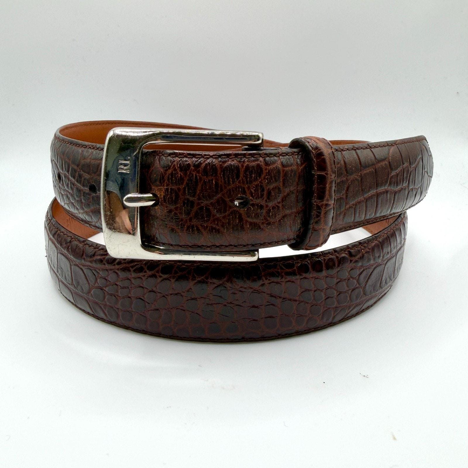 Ralph Lauren Alligator Belt - Etsy