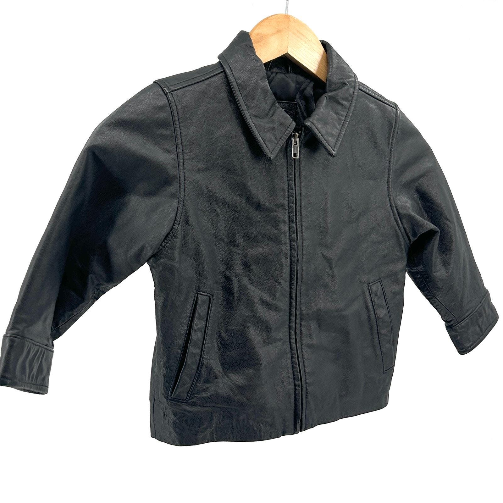 Vintage Leather Gap Jacket - Etsy