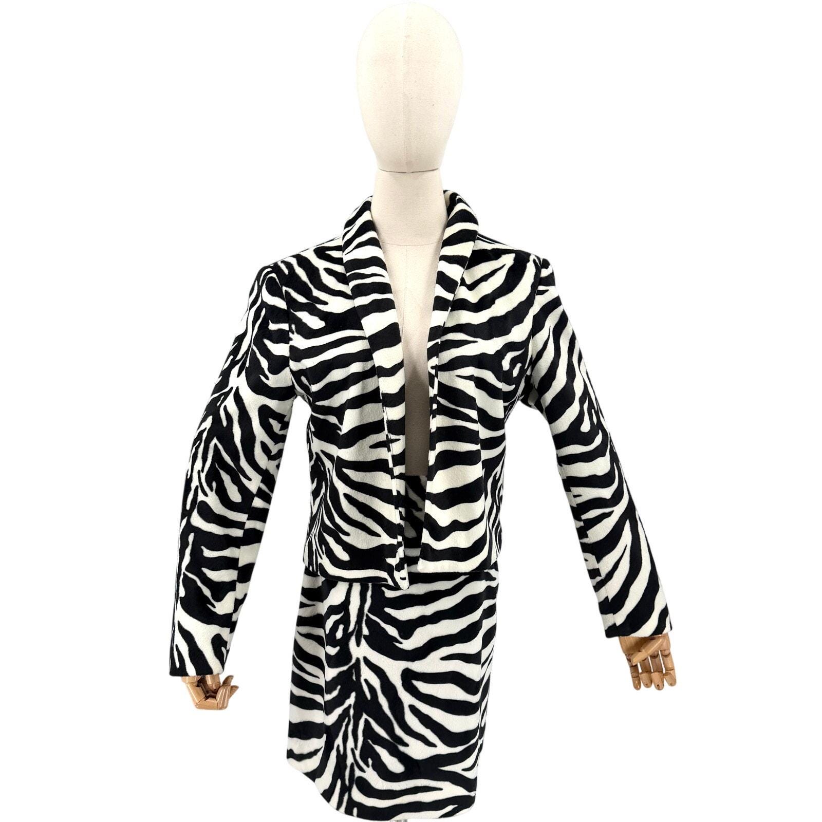 Vintage Zebra Jacket - Etsy