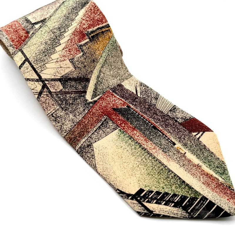Kandinsky Color Guide Bauhaus Tie - Etsy