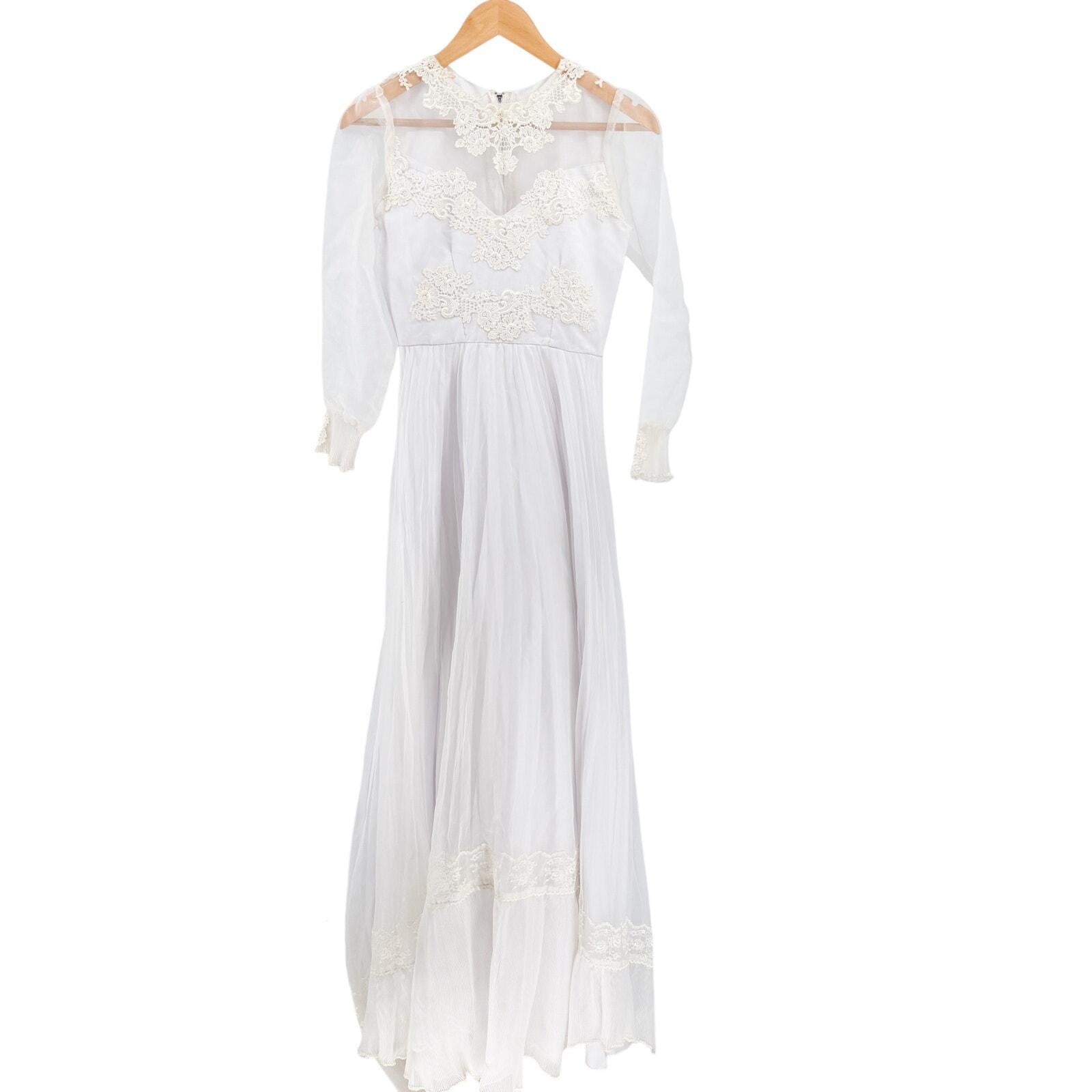 Ethereal White Maxi Dress - Etsy