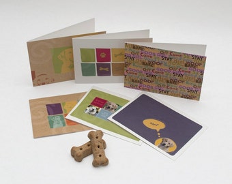 1 set of 6 assorted 6x4.25 greeting cards