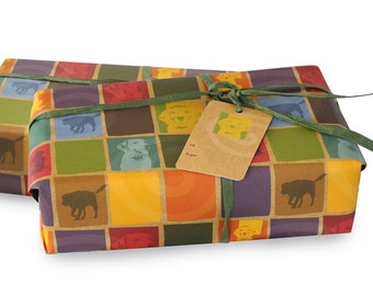 Dog photo illustration wrapping paper. 1 sheet