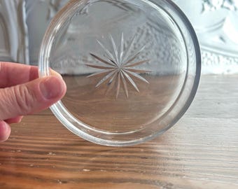 Reserved Listing for Teresa – Vintage Glass Butter Dish Insert
