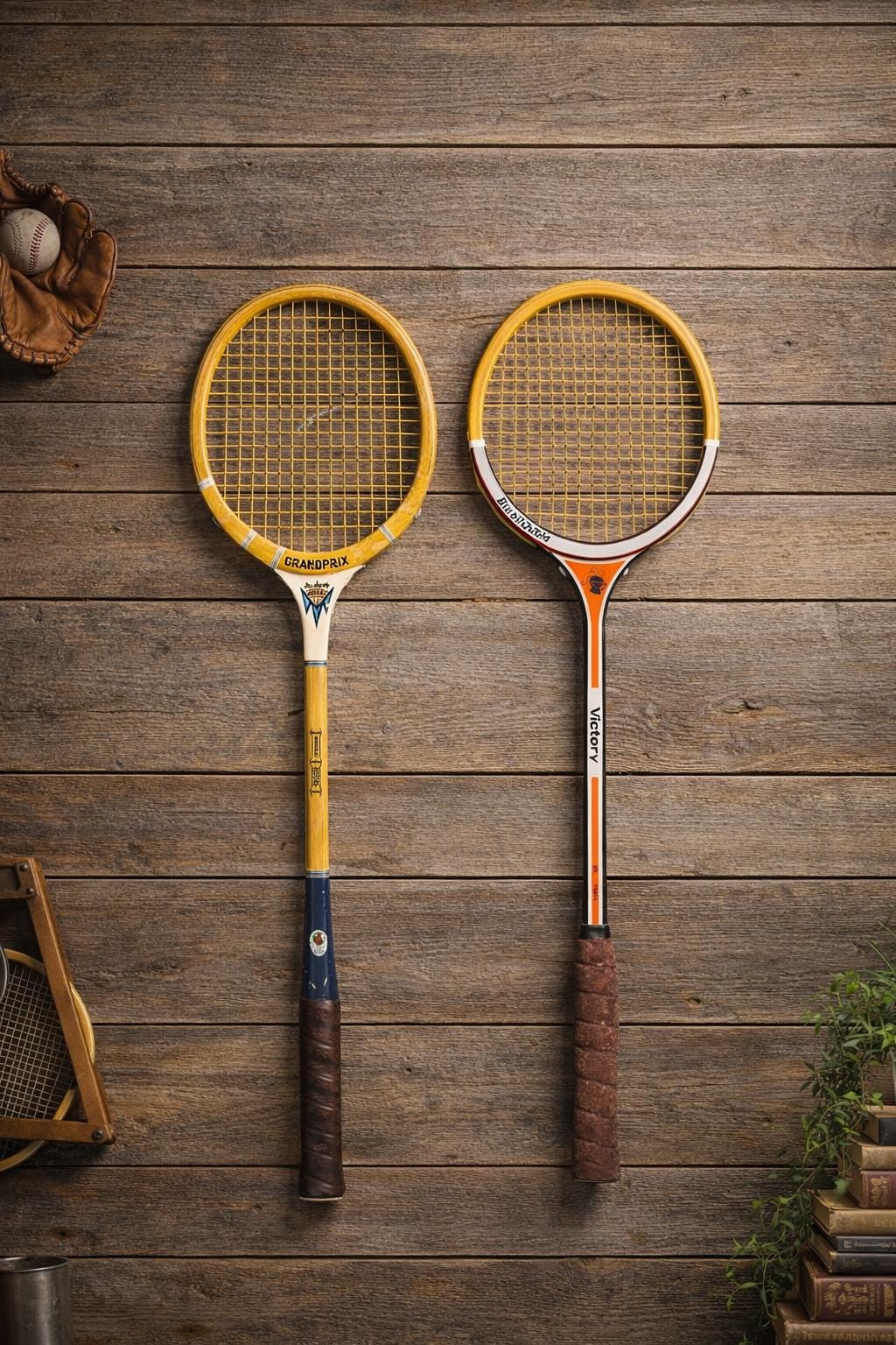 Raquette De Tennis Vintage NAVA LINE TWO – Bois – Occasion