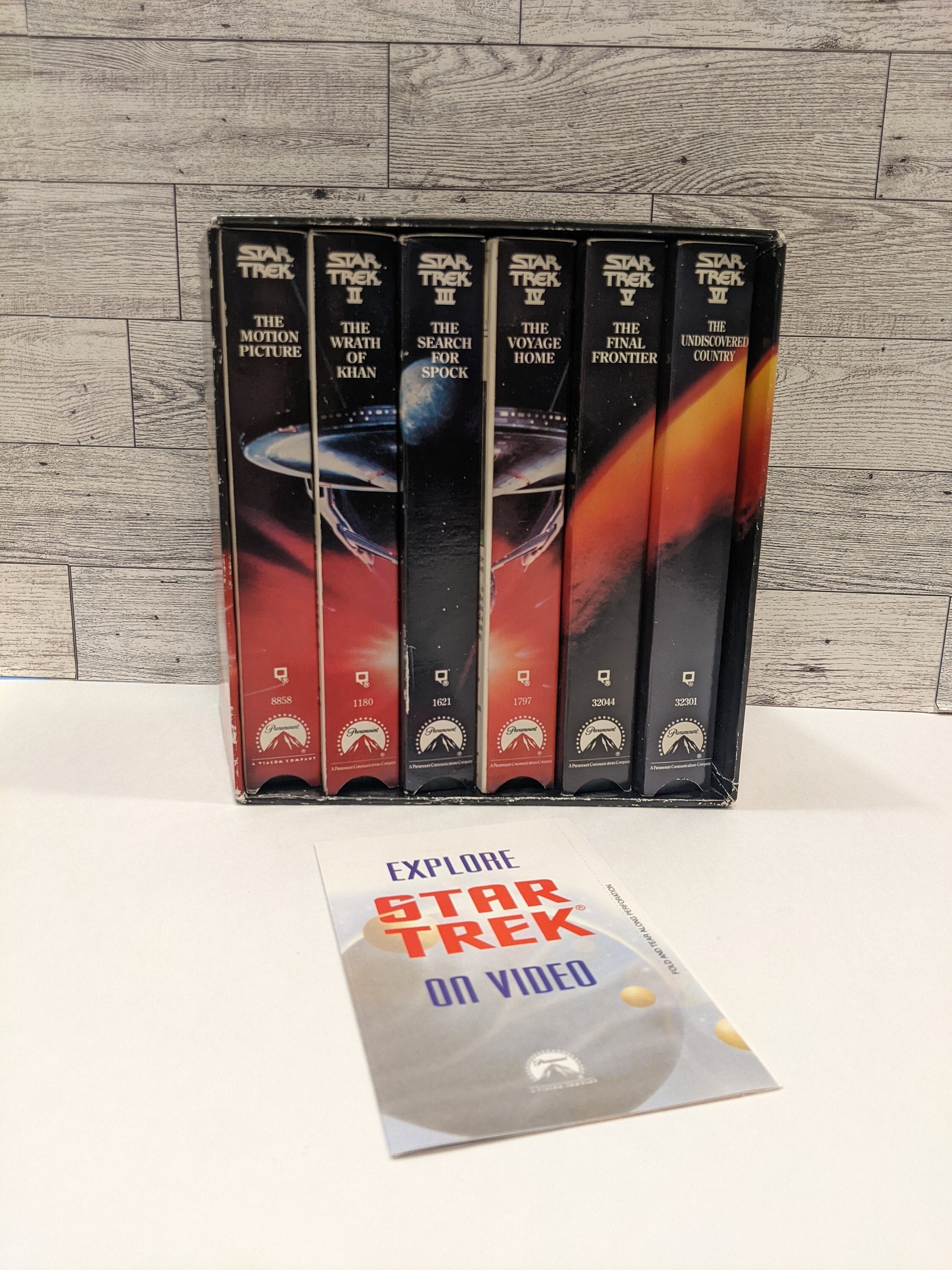 Star Trek VHS Tapes Complete Set of 6 Etsy Australia