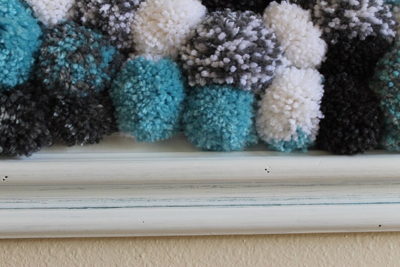 Pom Pom Wall Art Etsy