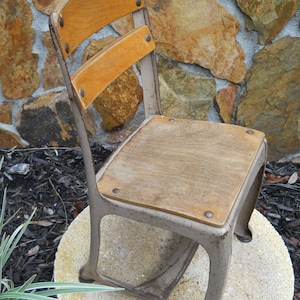 Vintage School Chair, American Seating Co Envoy