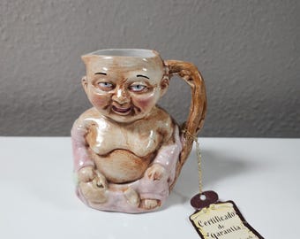 Rare Artmark Magrou Buddha Creamer with Handle
