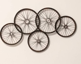 Old Carriage Wheel Wall Decor