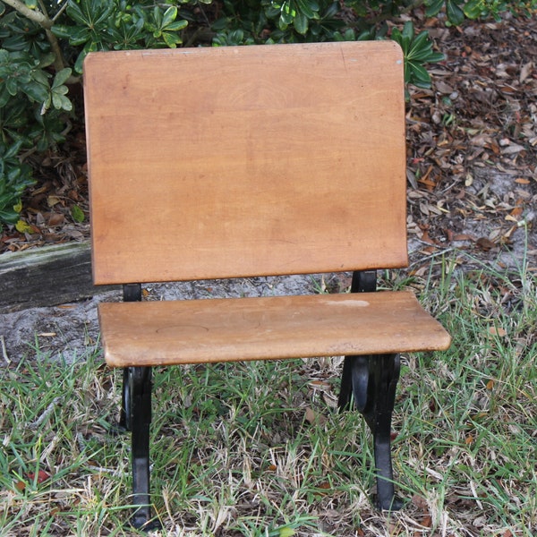 School Bench Etsy