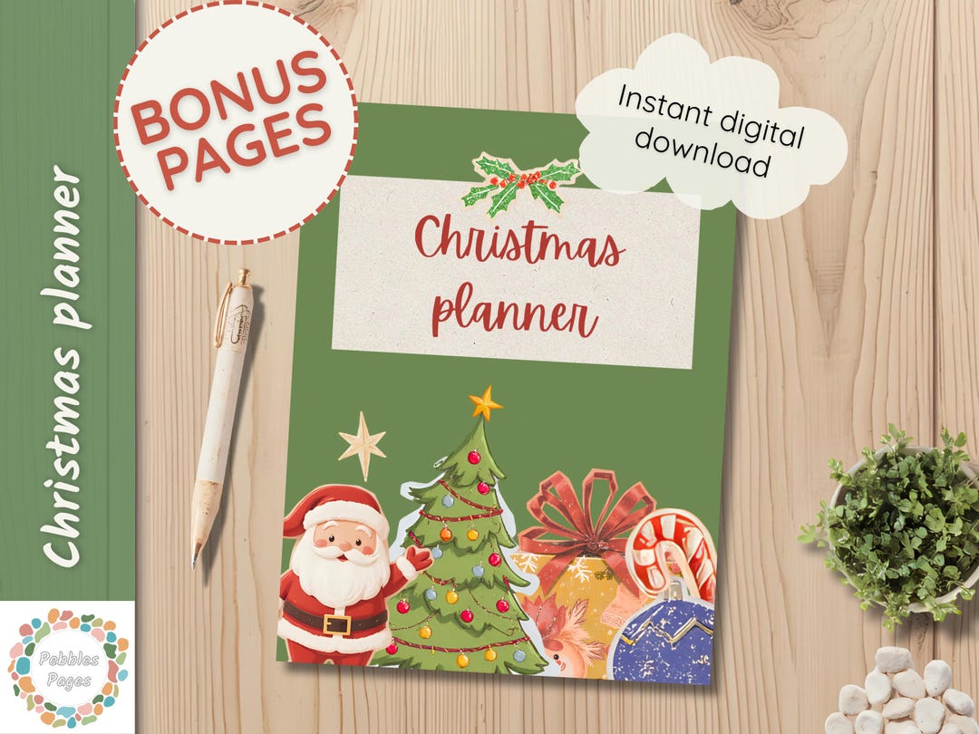 Ultimate Christmas Planner | Printable and Digital | Holiday Organizer ...