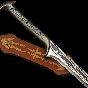 Handmade Fantasy Elven Sword: Thranduil Inspired Collectible Prop