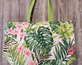 Tropical tote bag