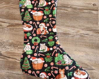 Cats Christmas Stocking
