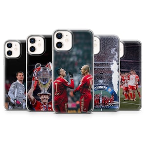 Bayern Munich Phone Case Kane Robben Cover for iPhone 17 Pro, 16, 15, 14, 13, 12, Samsung S25, S24, S23, S22, A16, Pixel 10, 9, 8
