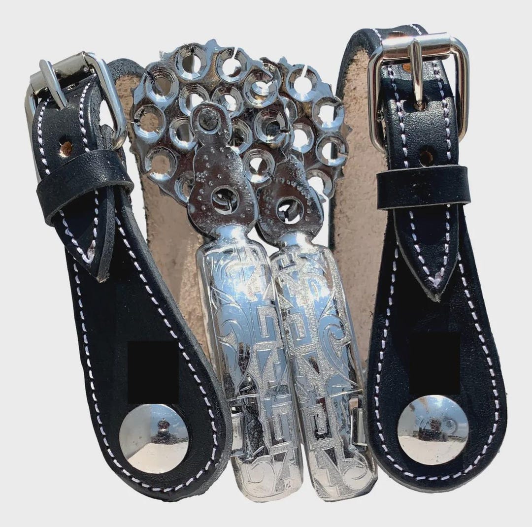 Espuelas Charras De Lujo. Authentic Mexican Charro Spurs. Charro Gear