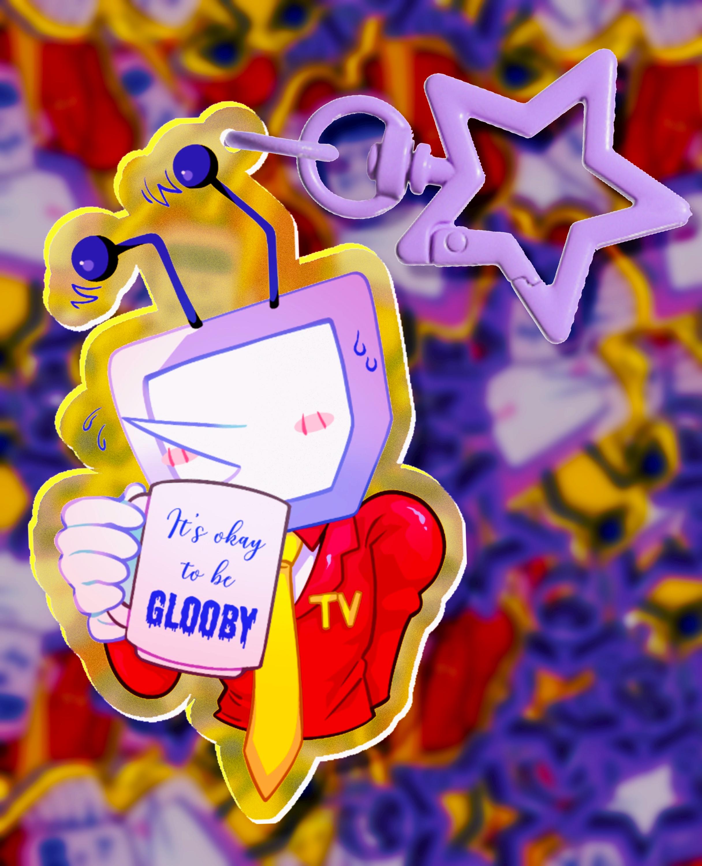 Deltarune Tenna Glooby Keychain - Etsy