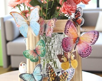 72 Schmetterlings-Wandtattoos – 3D-Effekt, Abnehmbar, Für Wohnzimmer & Schlafzimmer