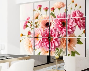 Modern Hanging Room Divider: Decorative Privacy Screen Panels