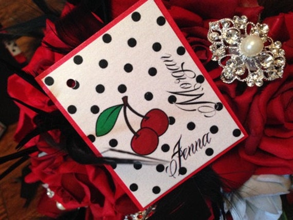 Rockabilly Escort Place Cards - 50's Theme Place Cards Rockabilly Escort Place Cards - 50's Theme Place Cards