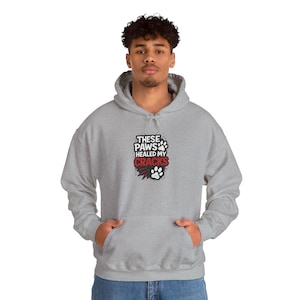 Paw Print Sweatshirt: Cozy Pet Lover Hoodie