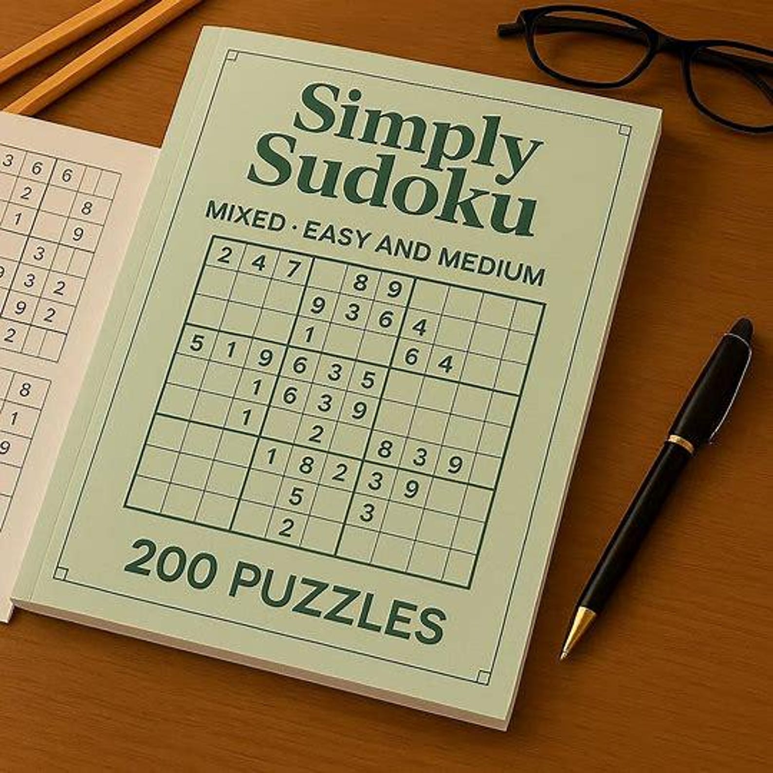 Simply Sudoku — Mixed (easy/med) (vol. 1) - Etsy