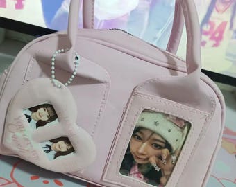 Ita-tas met inzetstuk, anime-schoudertas, kawaii-cosplay-itabag, boodschappentas, venstertas voor spelden
