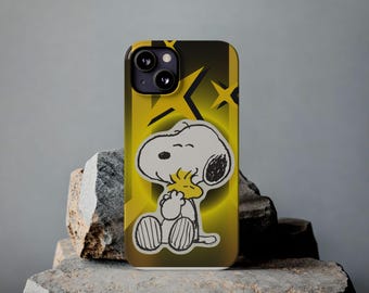 Snoopy Hugging Woodstock Phone Case | Slim Iphone, Samsung, pixel Cover