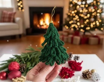 Christmas Tree Crochet Pattern PDF, Christmas Tree Amigurum, Elegant Amigurumi Xmas Decor, Holiday Decor Amigurumi, Xmas Ornament, LilyHub