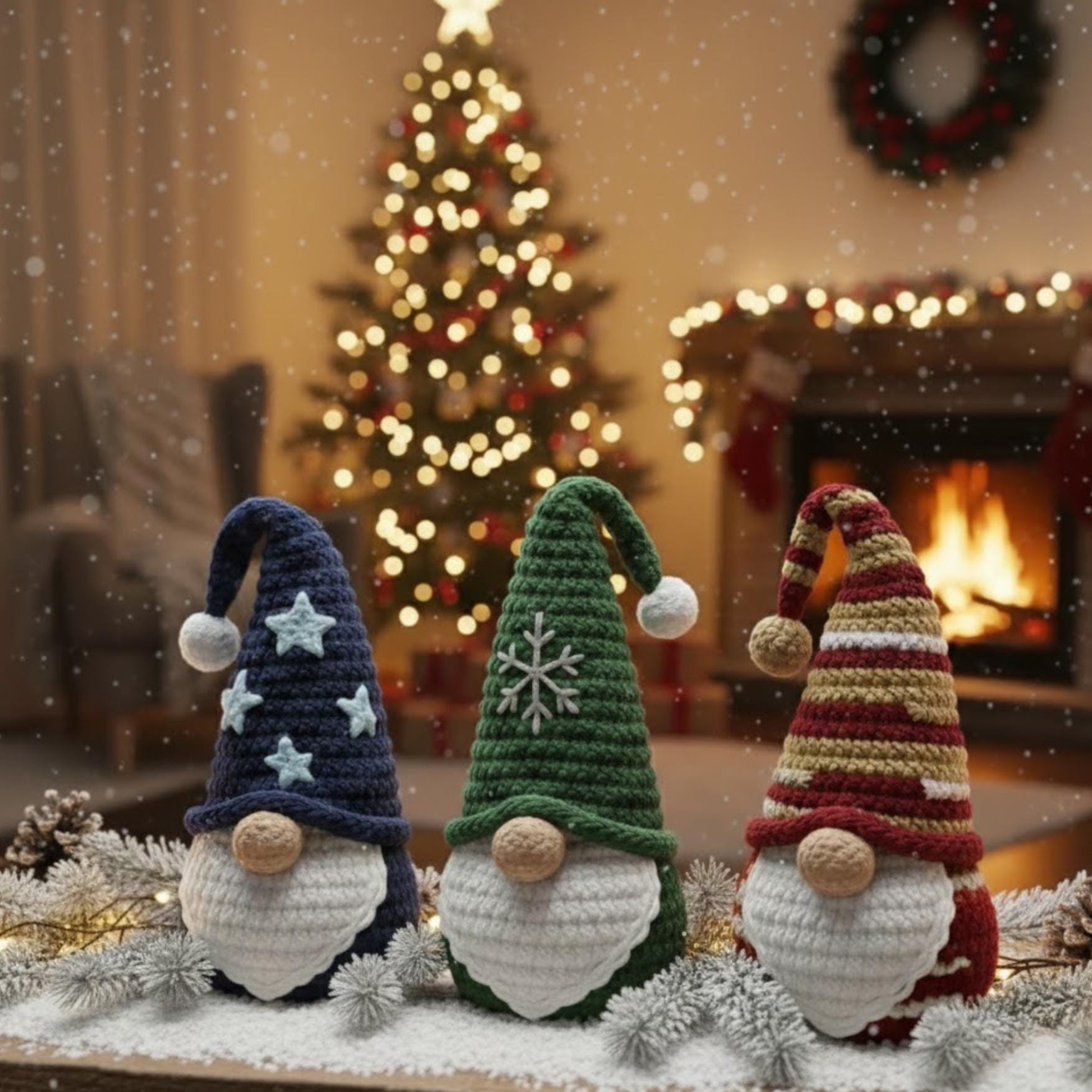 39 Christmas Gnome Crochet Patterns for Cozy Holiday Decorating 17 Christmas Gnomes Festive Holiday Gnomes with Santa
