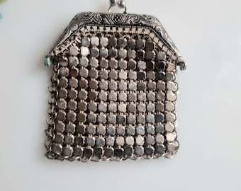 シルバーシャトレーヌコインパース/シルバーメッシュパース