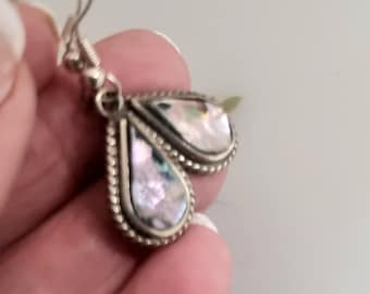 Mexico Alpaca Abalone-oorbellen