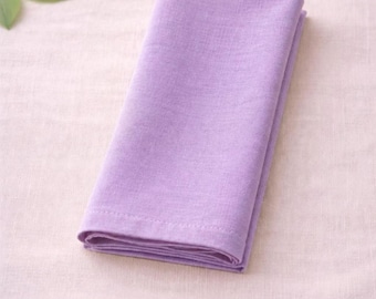 Servilletas de algodón estampadas a mano: Mantelería floral verde